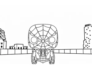 coloriage Funko Pop a colorier en ligne gratuitement