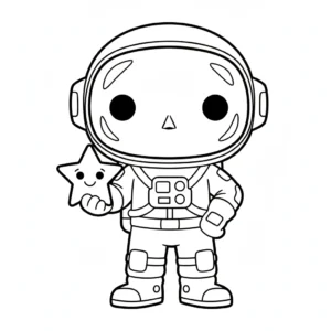coloriage Funko Pop à imprimer pour enfants