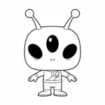 coloriage Funko Pop à imprimer pour enfant de 2 ans