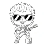 coloriage Funko Pop en ligne pour enfant