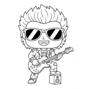 coloriage Funko Pop en ligne pour enfant