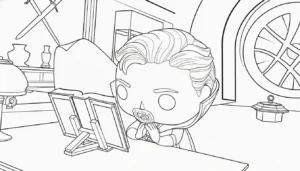coloriage Funko Pop a imprimer gratuitement