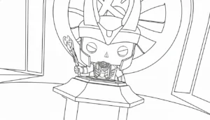coloriage Funko Pop gratuit à imprimer