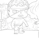 coloriage Funko Pop a imprimer gratuitement