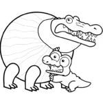coloriage Glorbo Fruttodrillo à imprimer