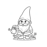 télécharger coloriage Gnome gratuit
