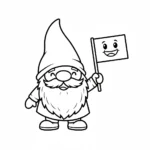 coloriage Gnome a dessiner et imprimer