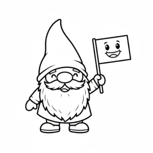 coloriage Gnome a dessiner et imprimer