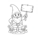 coloriage Gnome à imprimer gratuitement pdf