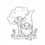 coloriage Gnome a imprimer gratuit