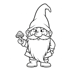 télécharger coloriage Gnome gratuit