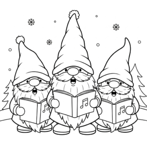 coloriage Gnome d
