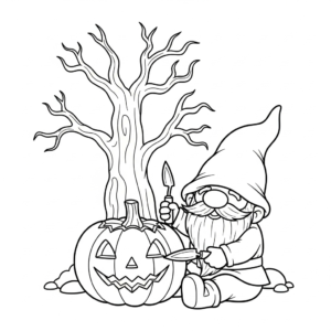coloriage Gnome a dessiner et imprimer