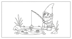 coloriage Gnome d