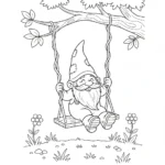 coloriage Gnome et dessin a imprimer