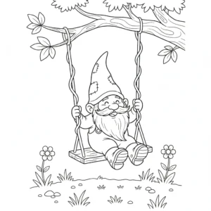 coloriage Gnome et dessin a imprimer