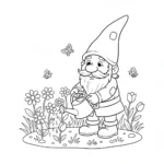 coloriage Gnome a dessiner et imprimer
