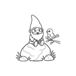 coloriage Gnome à imprimer pdf gratuit