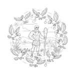 coloriage Hercules pour enfant de 6 ans
