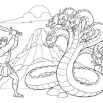 coloriage Hercules à imprimer gratuitement pdf