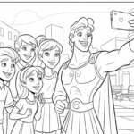coloriage Hercules pour enfant