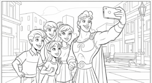 coloriage Hercules pour enfant