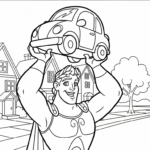 coloriage Hercules gratuit à imprimer