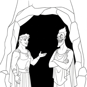 coloriage Hercules a imprimer gratuitement
