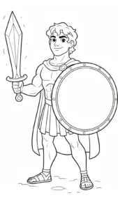 coloriage Hercules a colorier en ligne