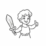 coloriage Hercules pour enfant de 8 ans