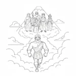 coloriage Hercules à imprimer pour enfant de 8 ans