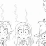 coloriage Hocus Pocus à imprimer gratuitement pdf
