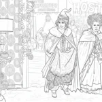 coloriage Hocus Pocus pour enfant de 3 ans