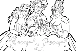 coloriage Hocus Pocus à imprimer pdf gratuit