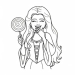 coloriage Hocus Pocus pour enfant de 6 ans