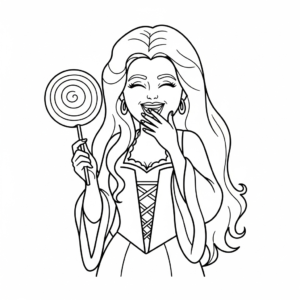 coloriage Hocus Pocus pour enfant de 6 ans