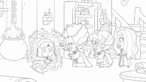 coloriage Hocus Pocus a colorier en ligne