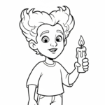coloriage Hocus Pocus gratuit à imprimer