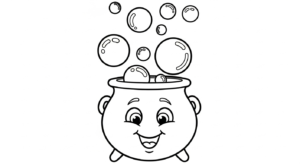 coloriage Hocus Pocus pour enfants a imprimer