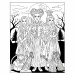 coloriage Hocus Pocus gratuit en ligne