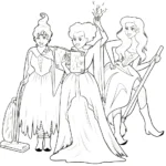 coloriage Hocus Pocus pour enfant de 10 ans