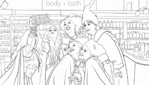 coloriage Hocus Pocus et decoupage a imprimer gratuit