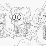 coloriage Hocus Pocus pour enfants a imprimer gratuit