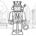 coloriage Jandel à imprimer pdf gratuit