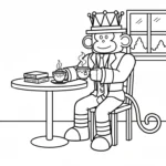 coloriage Jandel pour primaire
