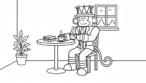 coloriage Jandel pour primaire