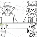 coloriage Jandel pour enfant de 2 ans
