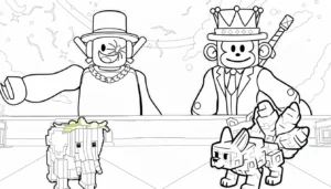 coloriage Jandel pour enfant de 2 ans