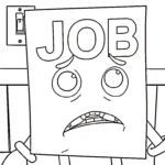 coloriage Job Job Job Sahur pour enfant de 2 ans