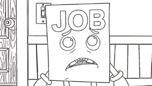 coloriage Job Job Job Sahur pour enfant de 2 ans